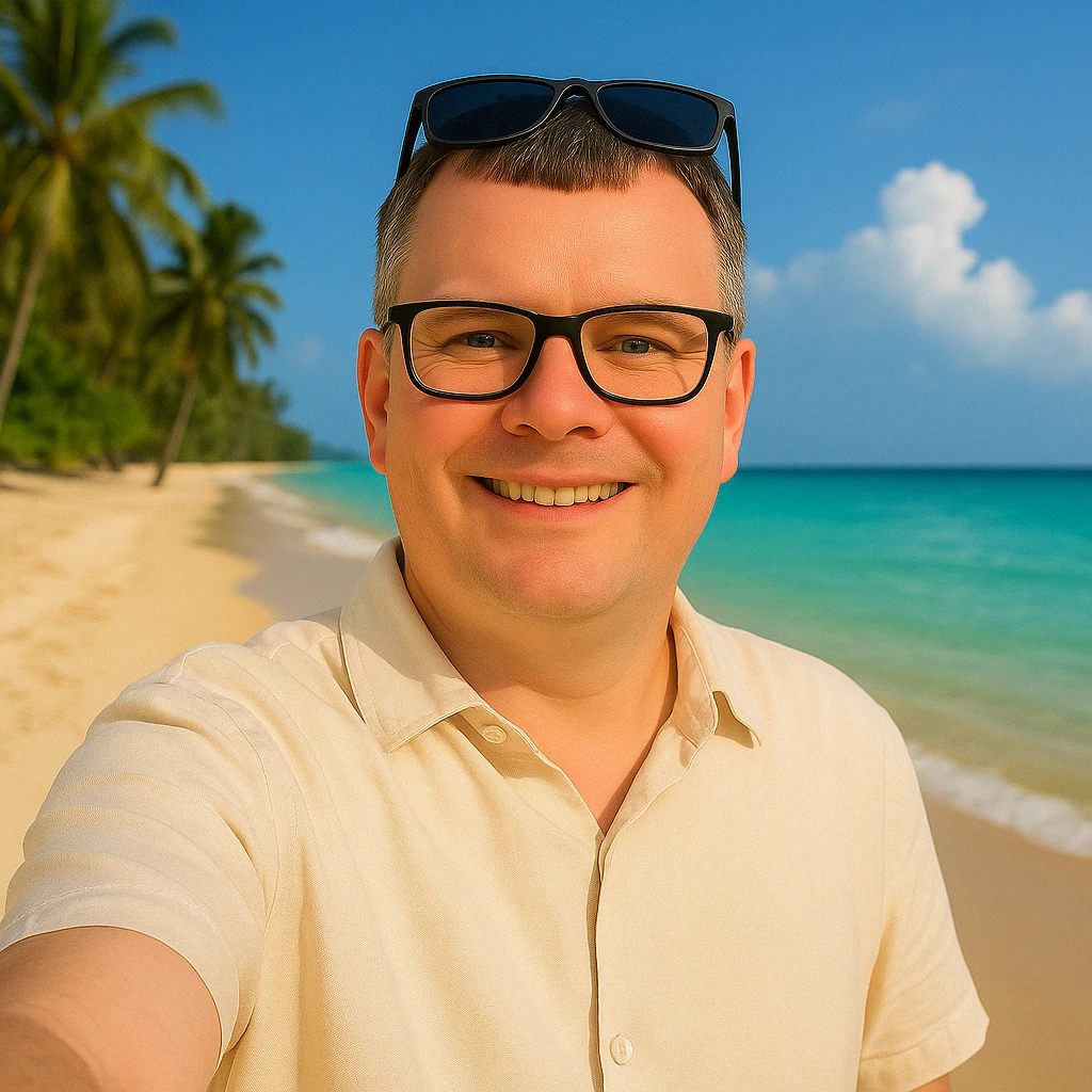 Kevin Fallows on Holiday
